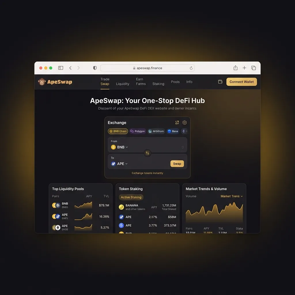 ApeSwap mockup